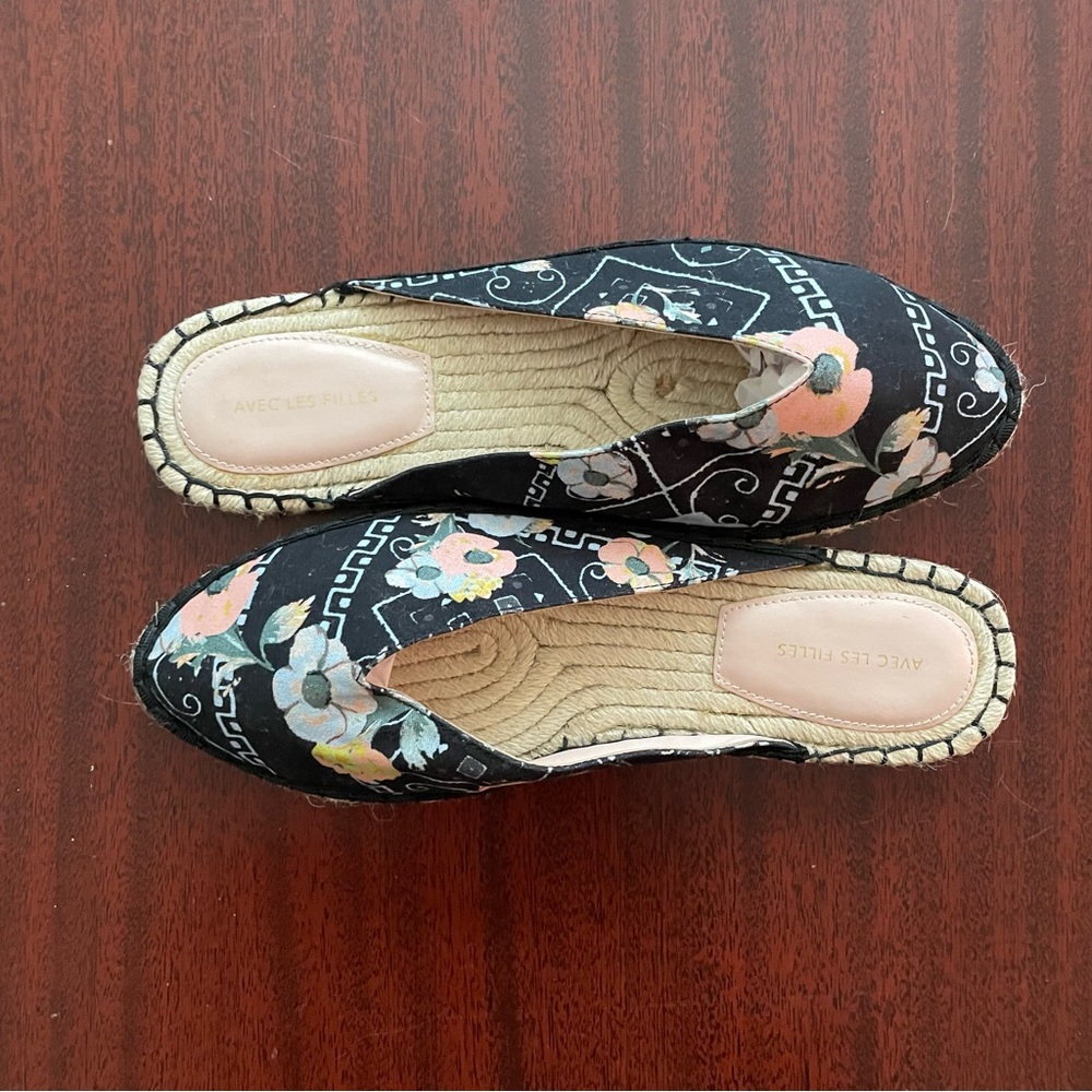 NWOT Avec Les Filles Val Espadrille Mule